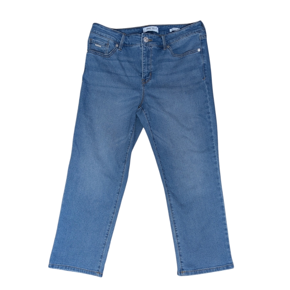 Nine West Light Blue Chrystie  Capri Jeans